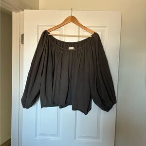Rudy Jude gather blouse size medium in ink
